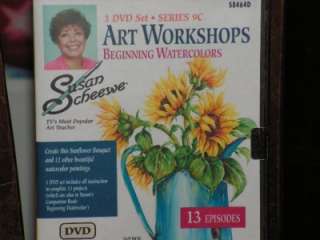 Susan Scheewe DVD 6.5 hour Art series 9C Watercolors  