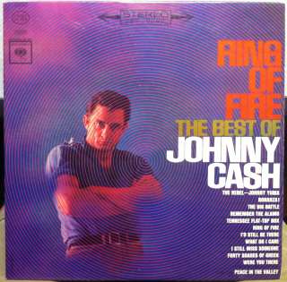 JOHNNY CASH ring of fire LP VG 360 CS 8853  