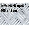 infactory Klebefolie Quintett Riffelblech selbstklebend, 100 x 45 cm