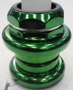 SCOOTER Headset Bearings 1 1/8 Threaded ANODIZED GREEN  
