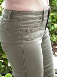 BEBE jean Ribbed Skinny Jeans CARGO zip ankle 167464  