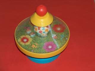 CUTE CHICCO SPINNING TOP, BELL RINGS, MADE IN ITALY  
