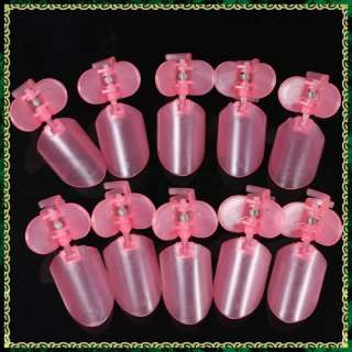 Pink 10pcs Nail Polish Protection Clipper Nail Art Tool  