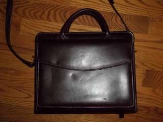Franklin Covey Leather Organizer Handbag or Small Briefcase  