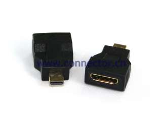 New Micro HDMI plug male to mini HDMI Female Adapter  