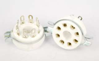 Pin Octal Ceramic Tube Socket for EL34 6L6 KT88  