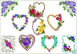 Beauty Of Flowers machine embroidery designs set 4x4  