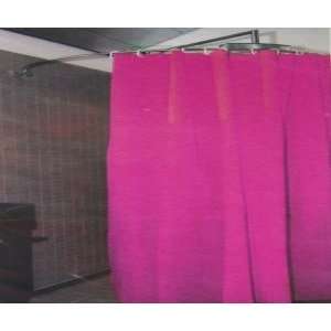 Duschvorhang 180x180 rosa / pink  Küche & Haushalt