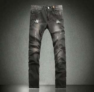 NEW DG Washed Mens #687 Fashion hole Denim Jeans Size 30 36  