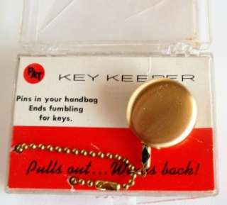 Vintage PAT New *Key Keeper* NOS in Original Box+Card *Made in the USA 