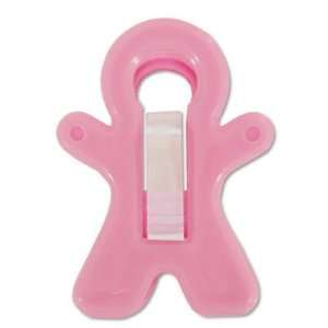  Clamp Man   Plastic, Pink, 3/pack(sold in packs of 3 