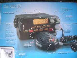 New Cobra MR F55 EU DSC VHF radio & Marine GPS Receiver with wiring 