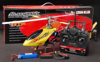 CH HeliPro Black Hawk 450 SE CCPM 3D Aerobatic RC Electric 