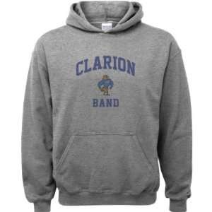 Clarion Golden Eagles Sport Grey Youth Varsity Washed Band Arch Hooded 