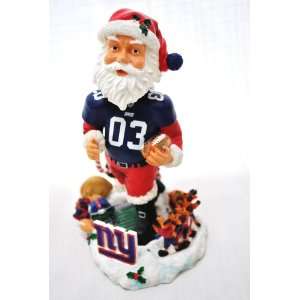  New York Giants Official NFL Santa Clauss xmas resin hand 