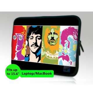 15.6 Laptop Macbook Computer Sleeve Case Bag Beatles  