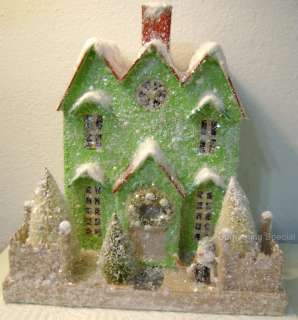   Lighted Christmas Glitter House   Choice of Styles NEW 2011  