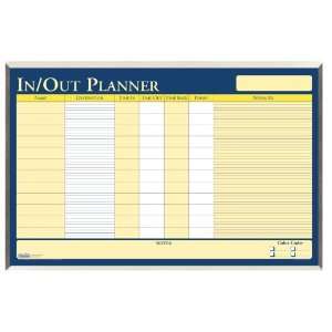  House of Doolittle IN/OUT Laminated Aluminum Frame Planner 