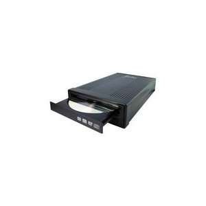  DVD RW 20X USB Drive Black Face Plate / Metal Enclosure 