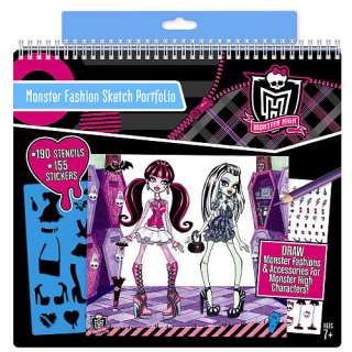 Monster High Doll Monster Fashion Sketch Portfolio RARE  