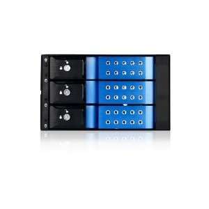  2BAY 5.25IN Sas 2X5.25 To 3X3.5 Cage Blue Electronics