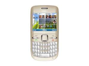 Nokia C3 00   Golden White Unlocked Smartphone 6438158235069  