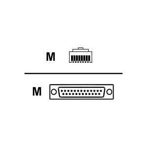  Lantronix RJ45 TO DB25M DTE ADAPTER ( 200.2073 