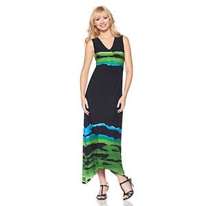 CSC® studio Sleeveless Asymmetric Maxi Dress 