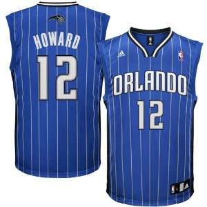  adidas Orlando Magic #12 Dwight Howard Royal Blue Striped 