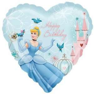   Princess Cinderella Happy Birthday Foil Balloon 18 Toys & Games