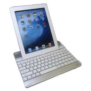   Keyboard   Wireless Bluetooth Keyboard Aluminum Case for Apple iPad 2