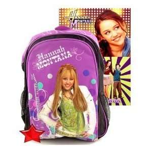 Hannah Montana Backpack+Decal Sticker Book