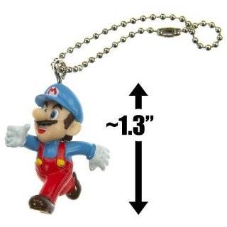 Ice Flower ~0.9 Mini Figure   New Super Mario Bros Wii Zipper Pull 