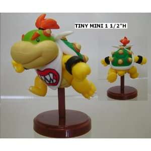 Furuta Super Mario Figure Tiny Mini Bowser Jr  Toys & Games   