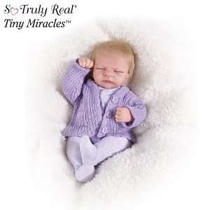 Tiny Miracles Emma Miniature Lifelike Baby Girl Doll So Truly Real by 