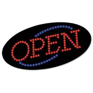  LED OPEN Sign 10 1/2 x 20 1/8 Red & Blue Gra 