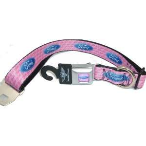  Ford Car Seat Belt Buckle Dog Collar Pink 1 9 15 Pet 