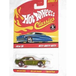   Gold 5 Spoke Redlines Collectible Collector Car Mattel Hot Wheels