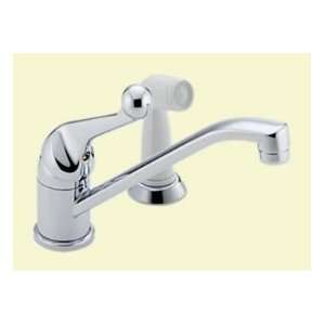  DELTA Single Handle Kitchen Faucet W/ Side Spray 175 WF 