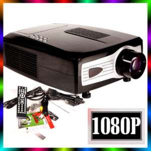V01 LCD Projector 1080P Home Theater HDMI HD TV WII PS3 797734377934 