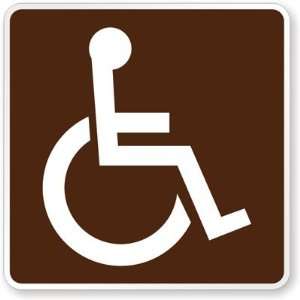  Handicapped symbol High Intensity Grade, 18 x 18