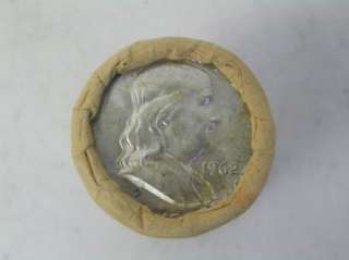 Bullet Roll Franklin Half Dollars, 90% Silver, 20 Coins D230  