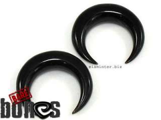 Ear Gauge 6G Pair Organic Horn Body Jewelry Circular Pinchers Gauges 