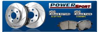 RANGE ROVER SPORT [Front Kit] *SLOTTED* Brake Rotors + CERAMIC Pads 