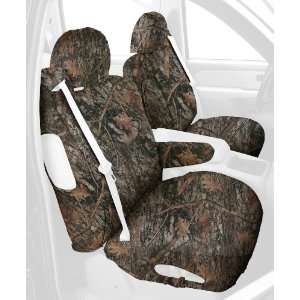   Front Bucket SeatSaver Seat Covers   Polyester Fabric, Conceal Brown