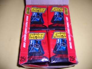 EMPIRE STRIKES BACK UNOPENED CARD PACK FROM BOX SERIES I  