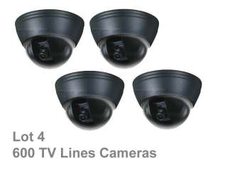 4x 600 TV Lines 3.8mm Security CCTV Surveillance Camera  