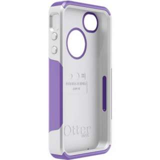   Design otterbox Commuter Case Purple white for iphone 4s 4  
