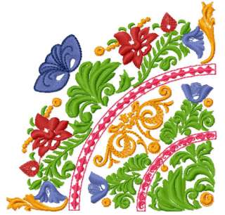 Sacred Wildflower Garden Machine Embroidery Designs SET 5x7 inch hoop 