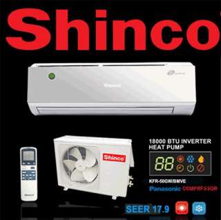 TON SHINCO SPLIT AIR CONDITIONER INVERTER HEAT PUMP 893088000112 